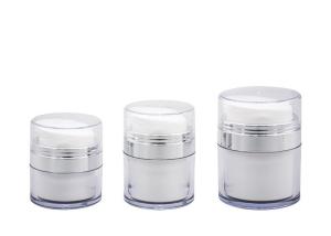 Wholesale UKA46 Refillable Airless Cream Jar Acrylic Cream Bottle 15g 30g 50g For Personal Skin Care Packaging from china suppliers
