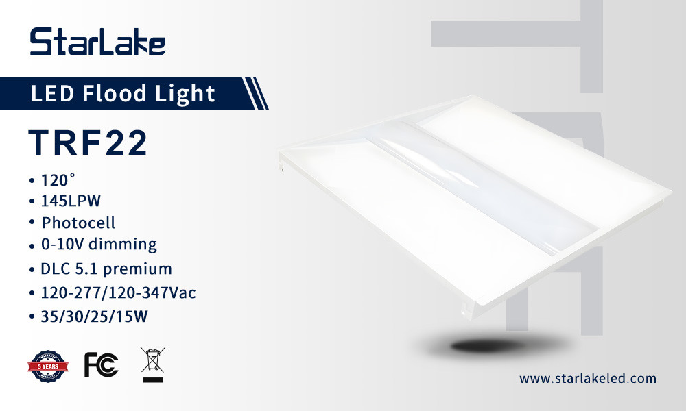 Versatile Dimmable LED Troffer Lights 4550lm With Adjustable Wattage / Color Temp