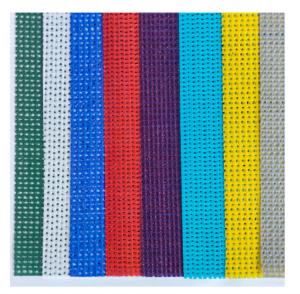 Wholesale White Yellow Purple 1000D PVC Coated Polyester Mesh Fabric Mesh Cloth 9x12 from china suppliers