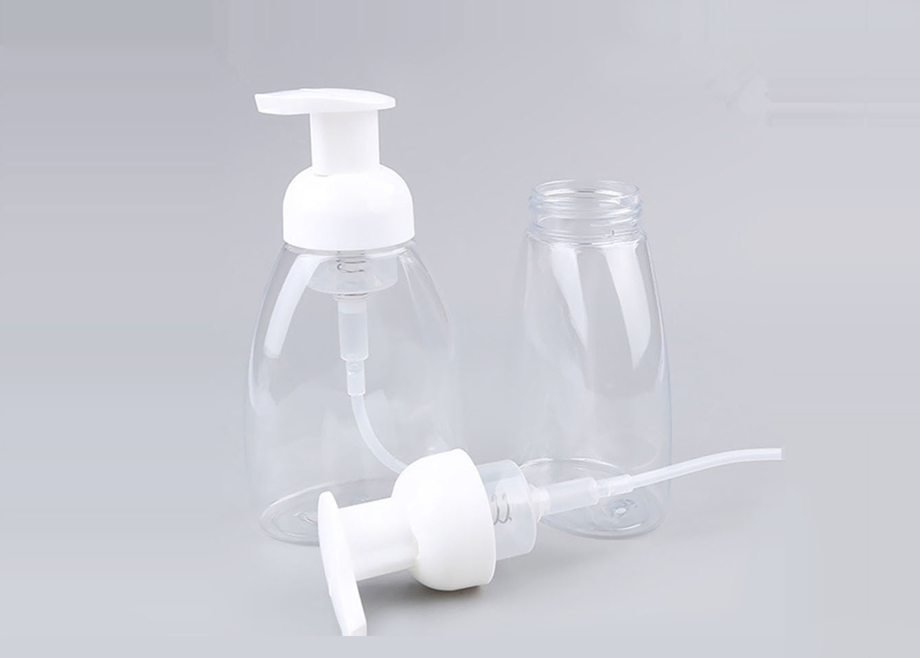 300ml Plastic Foam Pump Cosmetic Bottles For Hand Sanitizer
