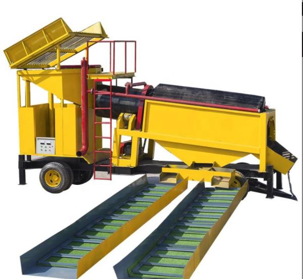 100 200 tons per hour capacity gold washing plant for alluvial placer rock gold