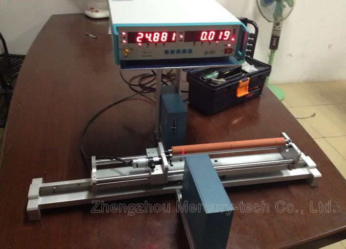 Laser Diameter Measuring Gauge , Axis And Rubber Roller Diameter Testing Instruments
