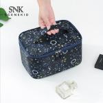 Womens Sublimation Square Nylon Cosmetic Makeup Organizer Bag
