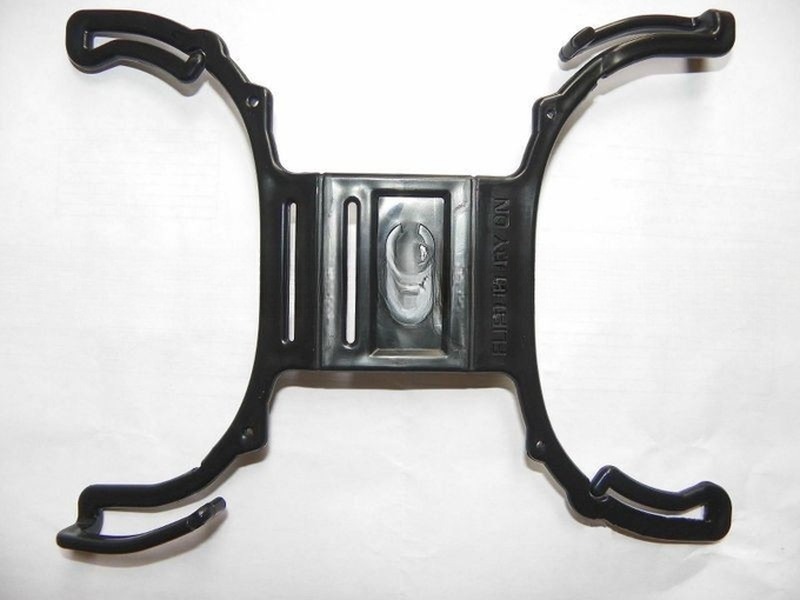 Injection molded plastic wedge