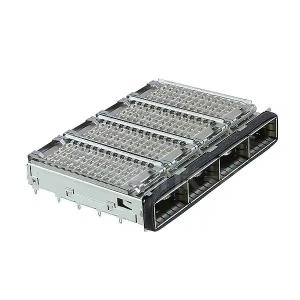 Wholesale 2170287-1 QSFP+ Cage Assembly 1x4 Port With Heat Sink 14 Gb/s from china suppliers