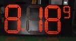 Station Price Gas LED Signs For Petrol Station Waterproof IP65 Display Dimming