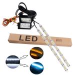12V Two Way Streamer DRL 16SMD Strobe Light For Truck