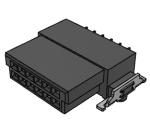 Floating High Speed Board To Board Connectors Female Right Angle 90 Degree