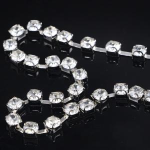 Wholesale Copper Pearl And Rhinestone Necklace Inlaid 5.89MM Round Diamond OEM from china suppliers