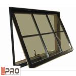Double Glazing Aluminum Awning Windows / Top Hung Roof Window ISO9001 aluminum