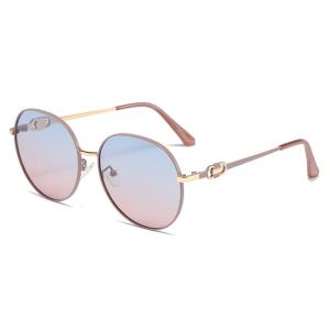 Wholesale Outdoor Sunscreen Round Polarized Uv 400 Sunglasses Metal Frame from china suppliers