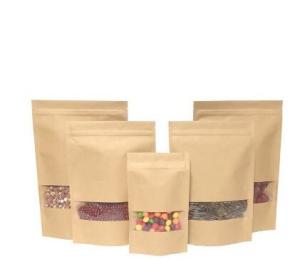 Wholesale factory direct supply wholesale stand up pouches kraft paper zipper bag for good packing from china suppliers