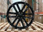22 Replica Wheels Black Rims Fits 6lug Yukon Sierra Chevy Tahoe LTZ Silverado