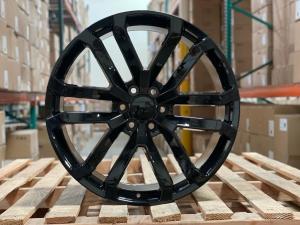 Wholesale 22 Replica Wheels Black Rims Fits 6lug Yukon Sierra Chevy Tahoe LTZ Silverado from china suppliers