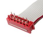 UL2651 12 Pin Ribbon Cable , 30AWG Idc Connector Cable 1.27mm Pitch