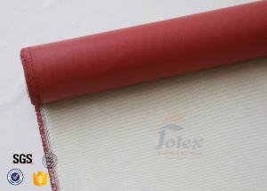 Wholesale 0.8mm Red Silicone Coated High Silica Fabric Thermal Insulation Material from china suppliers