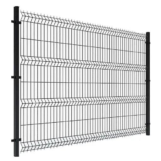High Quality Outdoor Galvanized Steel Metal Pvc Coated 3d V Bending Welded Wire
