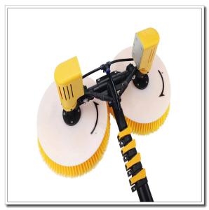 Wholesale Double-Head Soft Bristle Car Washing Brush for House Siding Cleaning Solar Panel Maintenance from china suppliers