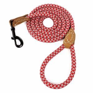 Wholesale 4/5/6 Foot Leather Dog Leash Tailor Reinforced Rope Multicolor Available from china suppliers