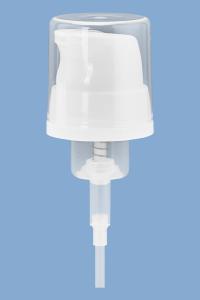 Wholesale 304/316 Spring 0.4cc 30mm Foam Pump With Clear Overcap from china suppliers