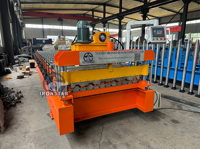 980 roof sheet roll forming machine in Brazil 980 roofing sheet roll forming machine | metal roof roll forming machine |