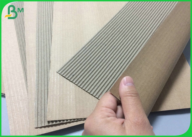 0.5mm Recyclable Brown Flute Corrugated Kraft CardBoard For Cartons