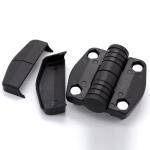 Plastic Butterfly Door Hinges Black Rotate 90 Degrees