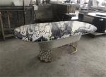 Modern Light Hotel Restaurant Furniture Simple Oval Marble Dining Table