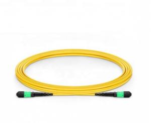 Wholesale MPO Trunk Cable SM 12 Fiber Optical Yellow Color Customized from china suppliers