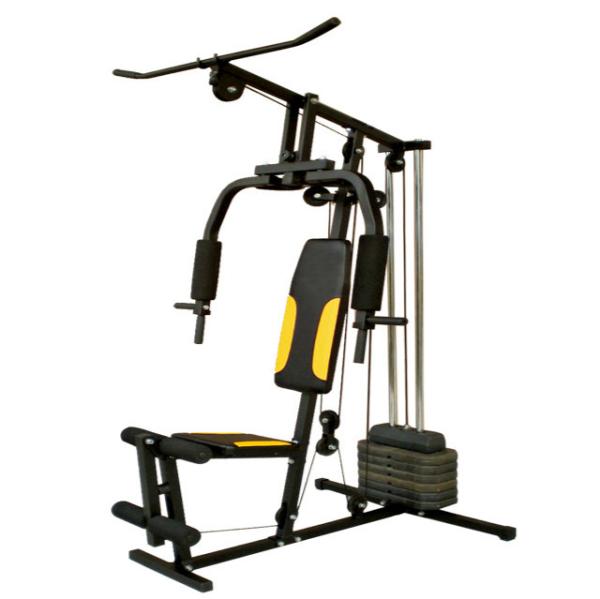 Black 87kgs Gym Fitness Equipments 87kgs Multifunctional Incline Decline Flat