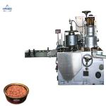 Higee canned food meat corned beef filler seamer canned meatloaf filling seaming