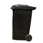240L HDPE Outdoor Plastic Waste Bin Foot Pedal Storage Bucket Open Top Pressing