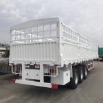 80 Tons Side Board Van-type Utility Cargo Truck Semi Trailer With Container Lock