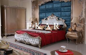 Wholesale Royal Bed Solid Wood Bedroom Furniture LS-A318A-1 from china suppliers