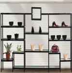 Modern Metal Shoe Store Display Shelves For Women's / Children' s Shoes