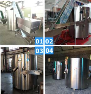 China High Speed Rotary Bottle Unscrambler Full Automatic For Plastic Water Bottling Plant on sale