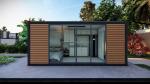 20ft Modern Design Prefabricated Wooden House Steel Material Tiny Container