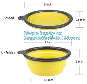 Wholesale Dog Feeder 2 in 1 Water and Food Outdoor Dog Water Bottle Pet Bowls Travel Food Supplies Container Dish Cup for Cats and from china suppliers