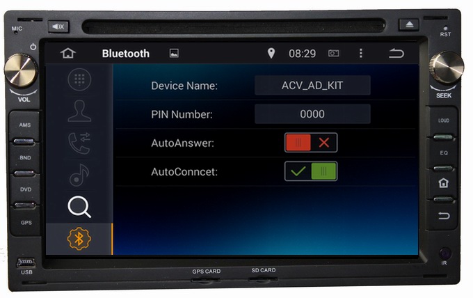 Ouchuangbo Auto Stereo GPS Navigation for Volkswagen Jetta /Sharan /T5 Android 4.4 DVD Audio Player OCB-7009D