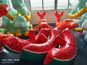 Wholesale PVC Tarpaulin Indoor Playground Inflatable Toys Watermelon Games For Kids from china suppliers