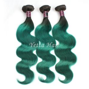 Wholesale Green Unprocessed Brazilian Body Wave Human Hair Weave Tangle Shed Free from china suppliers