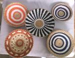 2021 new design High quality Wholesale seagrass wicker wall baskets wall plates