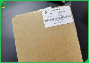 Wholesale Strong A3 A4 size 200gsm Food grade approved brown kraft liner paper board sheet from china suppliers