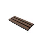Ceiling Wall Slatted Acoustic Wood Panels , Acoustic Timber Panels 12mm HDF 9mm