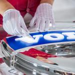 Volvo Round outdoor vacuum forming 3D car logo Illuminated LED Acrylic Auto