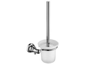 Wholesale Wall Mounted Toilet Brush Holder Brass Base Bathroom Items Easy Installation from china suppliers