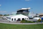 Outside Party Canopy Tent , 20 X 30 Party Tent Waterproof PVC With Clear Windows