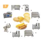Semi-automatic Frozen Potato Machinery for French Fried Potatoes Production Line