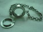 New DIY 316L Stainless Steel Round Shape Floating Glass Locket Bangle Bracelet