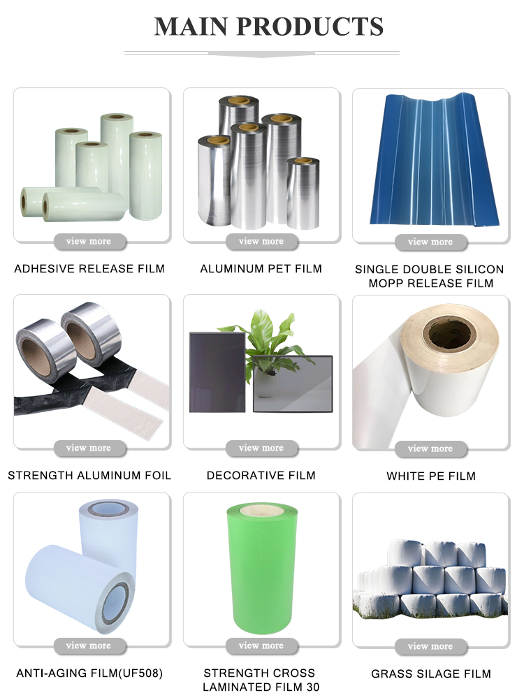 High Elongation and 60B Strength Anti-slip PE Film for Blow Molding Plastic Modling Type